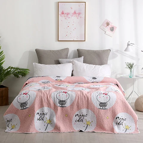 bedspread 4 Постельное белье из хлопка в минималистическом стиле, 1 предмет в комплекте, превосходное всесезонное постельное белье из хлопка премиум-класса King Queen78* 86" - Цвет: bedspread 4