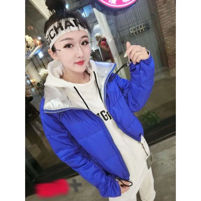 

Куртка женская зимняя, однотонная, хлопковая, блестящая, серебристая, повседневная, плотная, теплая, короткая, L812, 2021