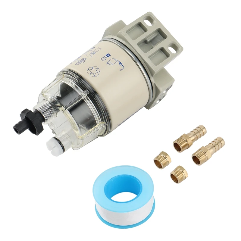 

Топливный/Водяной сепаратор R12T, фильтр двигателя для Racor 140R 120At S3240 Npt Zg1/4-19, автомобильные запчасти, полный комбинированный фильтр