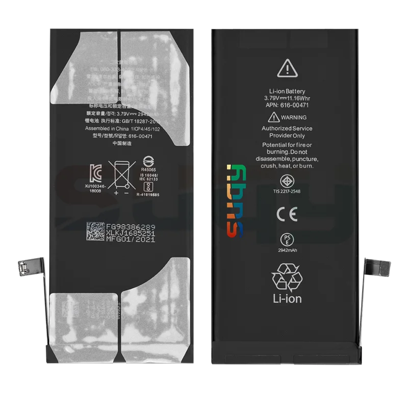 

10Pcs Phone Battery for Apple 5S 5 6S 6 7 8 Plus X SE XR XS Max Replacement Bateria for IPhone 7 Se 2020 11 12 Pro Max Batteries