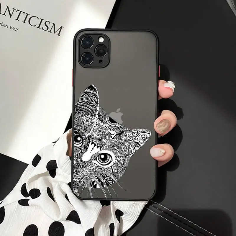 

ttem de Animal elefante Phone Case matte transparent For iphone 7 8 11 12 plus mini x xs xr pro max cover