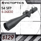 Оптический прицел VictOptics AGN 6-24X50 MDL, трубка 30 мм, 110 мил, для охоты, снайпера, страйкбольного оружия, пожарного оружия, прицел AR15 .223 5,56
