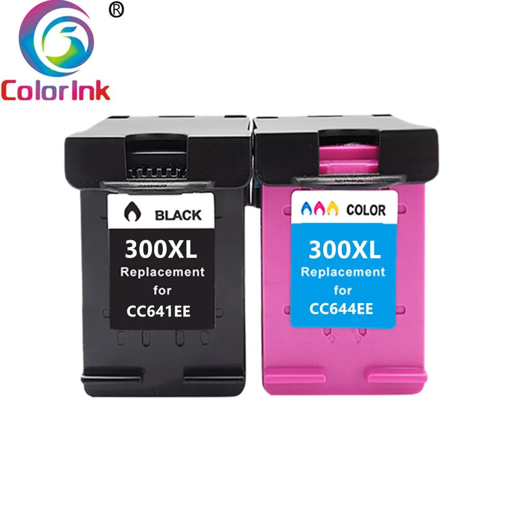 ColoInk 300XL чернильный картридж HP 303 Замена для 300 черный триколор Deskjet D1660 D2560 D5560 F2420