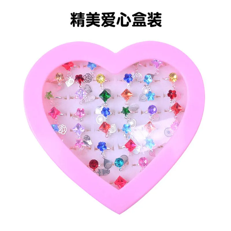 Новый готовый продукт детские ювелирные изделия кольцо с кристаллами и