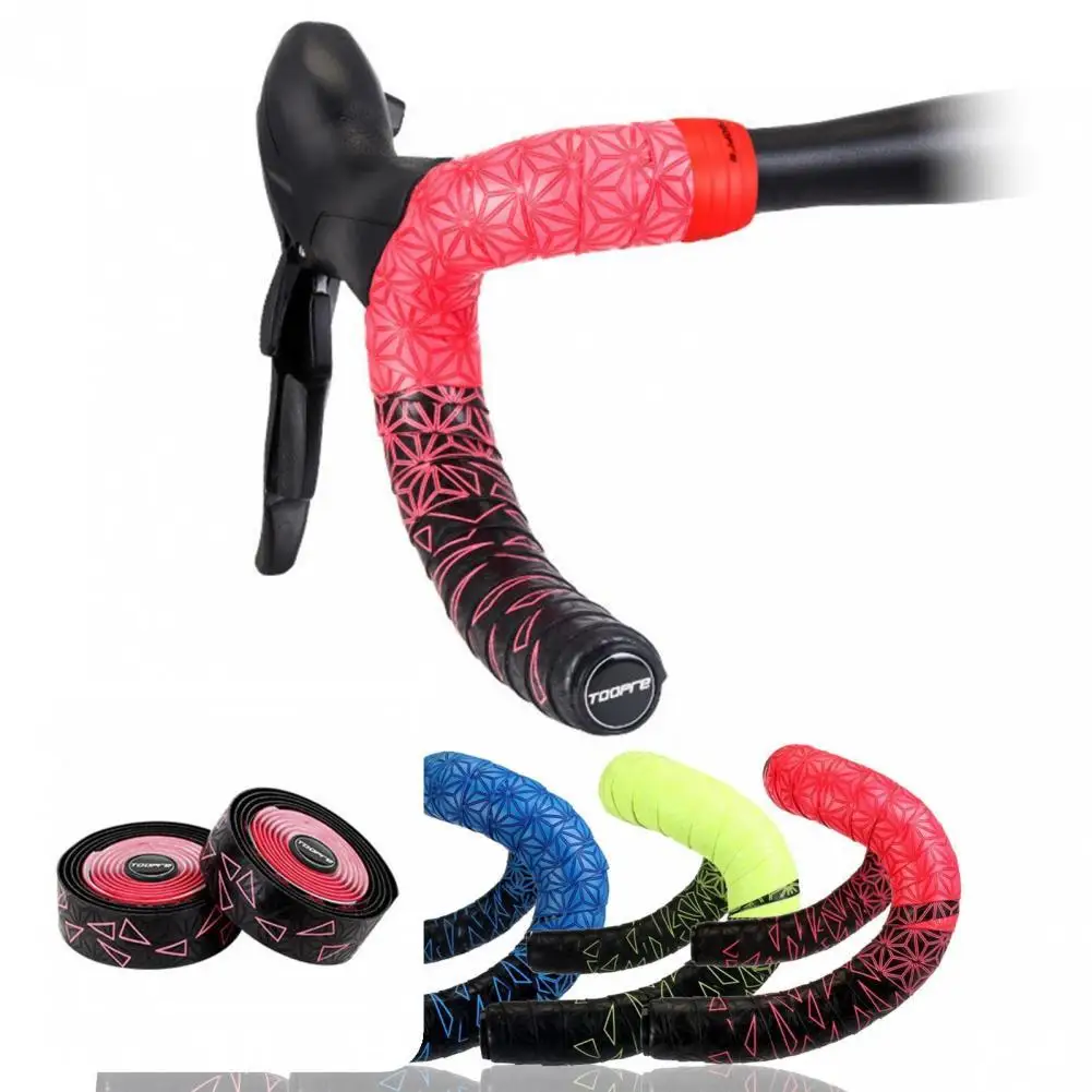 

1 пара декоративных лент для руля, тонкая работа, лента для руля с рисунком хризантемы, лента для руля горного велосипеда