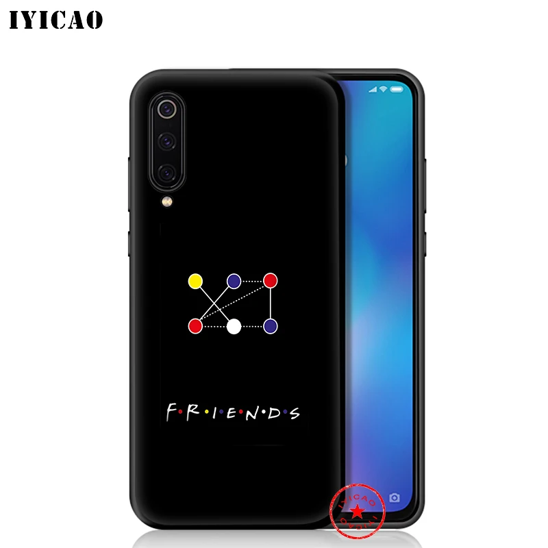 IYICAO друзей ТВ показывает мягкий чехол для Xiaomi mi A3 A2 A1 9T CC9E CC9 9 8 6 Se Lite F1 макс 3 5X 6X
