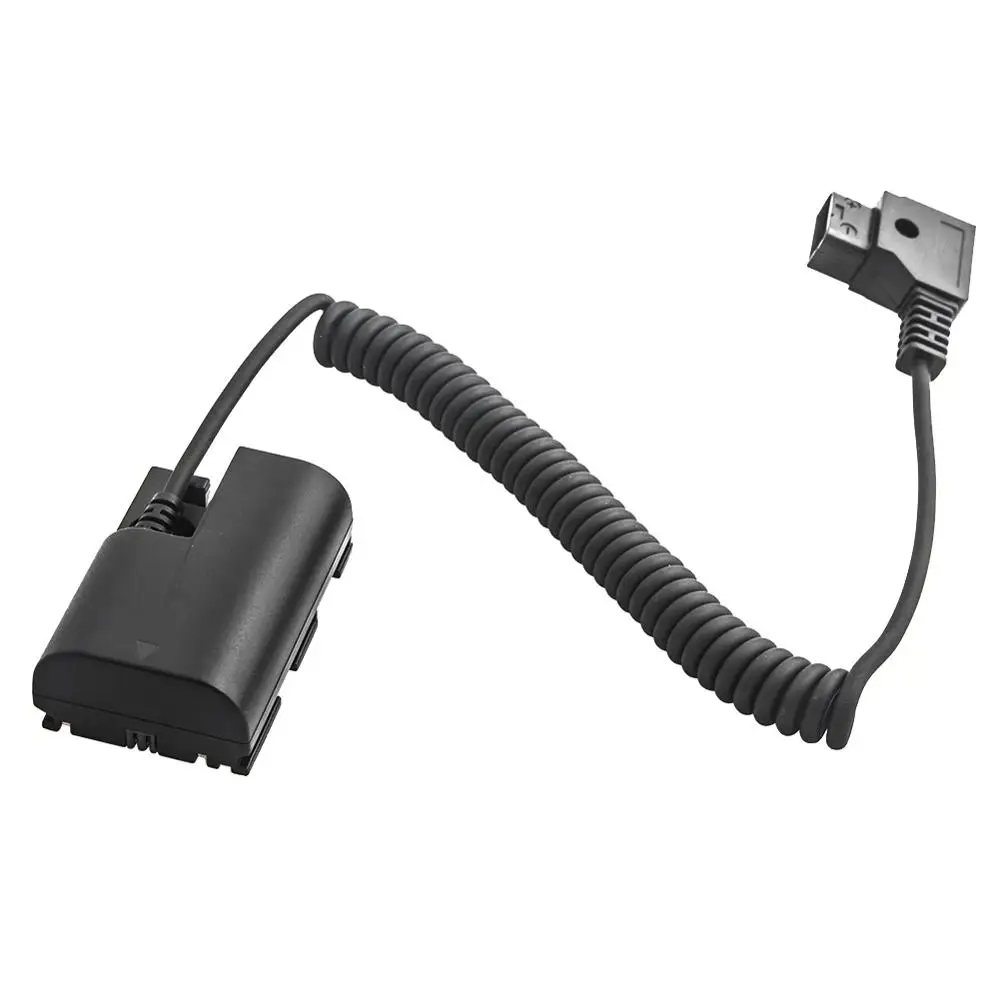 7.6V2A Spring Wire D-TAP B-type к LP-E6 адаптер для фиктивного аккумулятора питания DC муфта для Canon 5D2/5D3/5D4/6D2/60D/7D2/70D/80D/5DSR DSLR камеры - Цвет: 7.6V2A Spring Wire