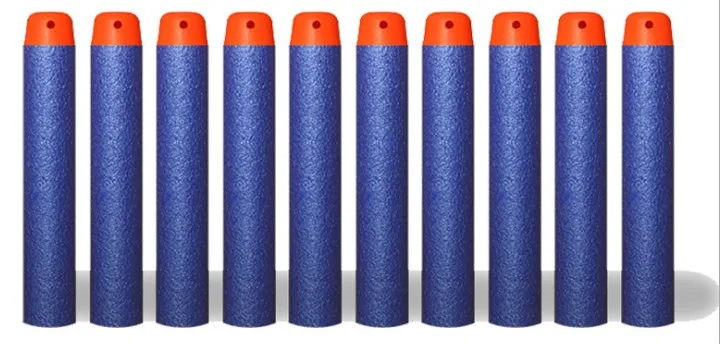 100pcs bullets M4 Электрический взрыв мягкий пуля пистолет костюм для Nerf пули игрушка винтовка пистолет Дартс бластер детский лучший подарок игрушечный пистолет - Цвет: 100pcs bullets