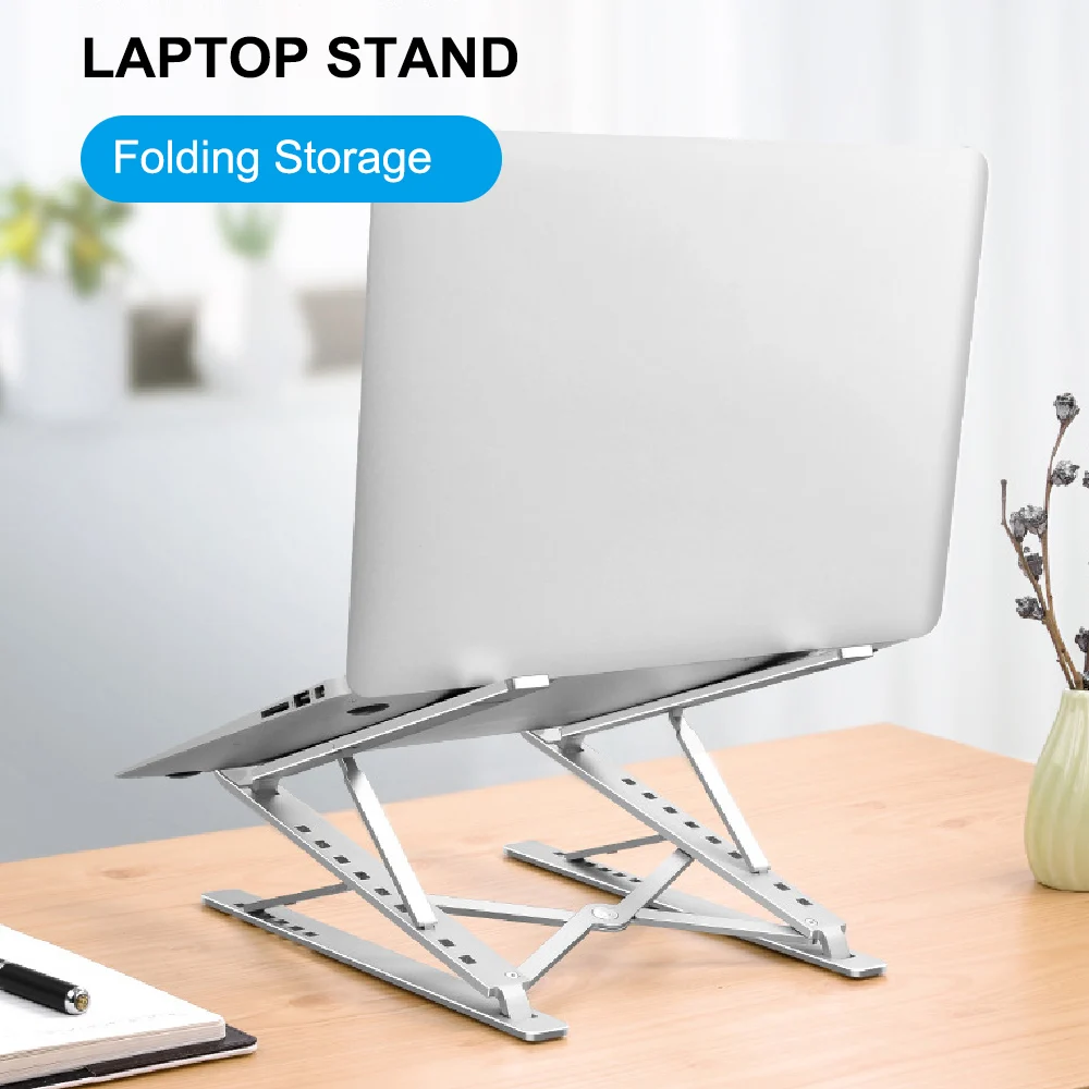 Портативная подставка для ноутбука держатель складной Поддержка Регулируемый
