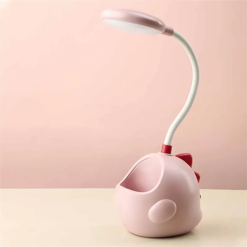 

Настольные лампы с мультипликационным динозавром, милая светодиодсветодиодный Настольная лампа с держателем для ручек для детей, перезаря...