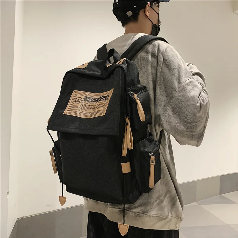 

HOCODO High Capacity Unisex Travel Backpack Waterproof Oxford Women Backpack Fashion Backpack Schoolbag Casual Bookbag