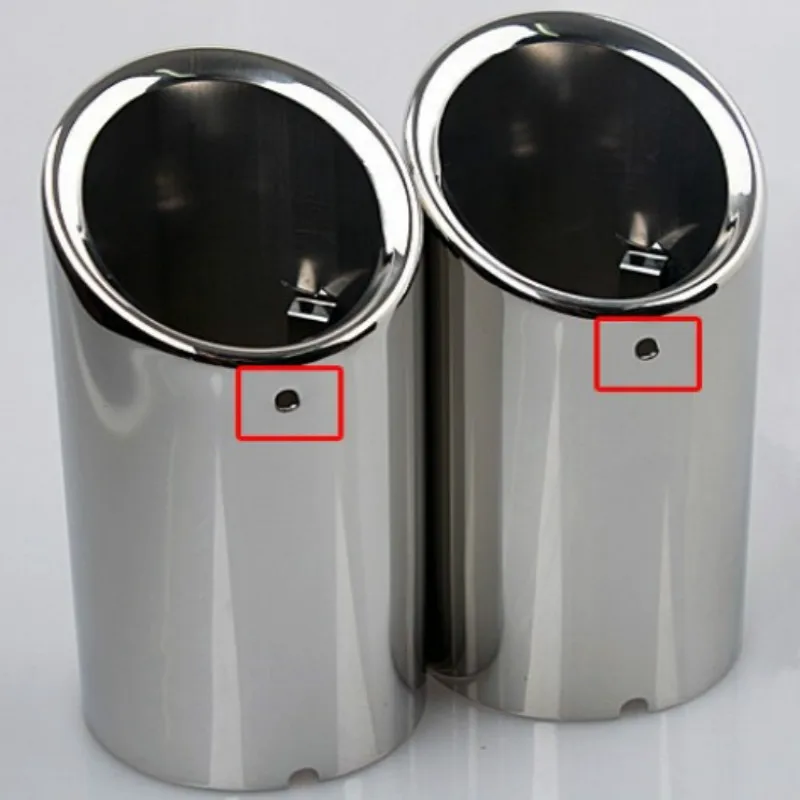 

Chrome Rear Exhaust Muffler Tip Pipe Cover Ends For VW Golf 7 Mk7 VII 2013 2014