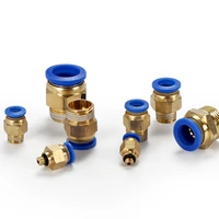 5pcs pc pneumatic coupling quick connector 4 m5 4 01 4 02 4 03 male 14 12 18 38 compression hose tube blue quick coupling