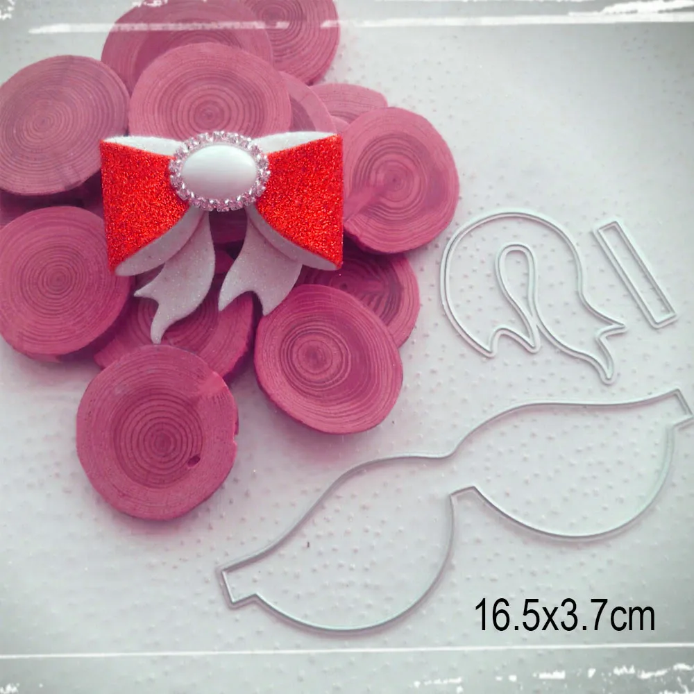 Галстук-бабочка с металлическим нарезом новые штампы для трафаретов трафареты