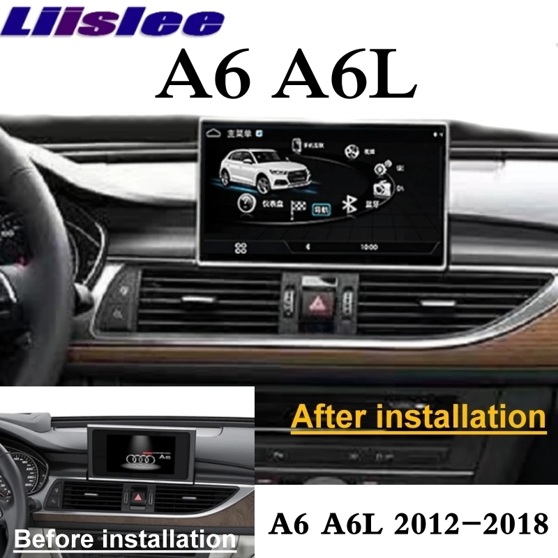 Для Audi A6 A6L 2011 2012 2013 2014 2015 2016 2017 2018 MMI автомобильный мультимедийный плеер навигация