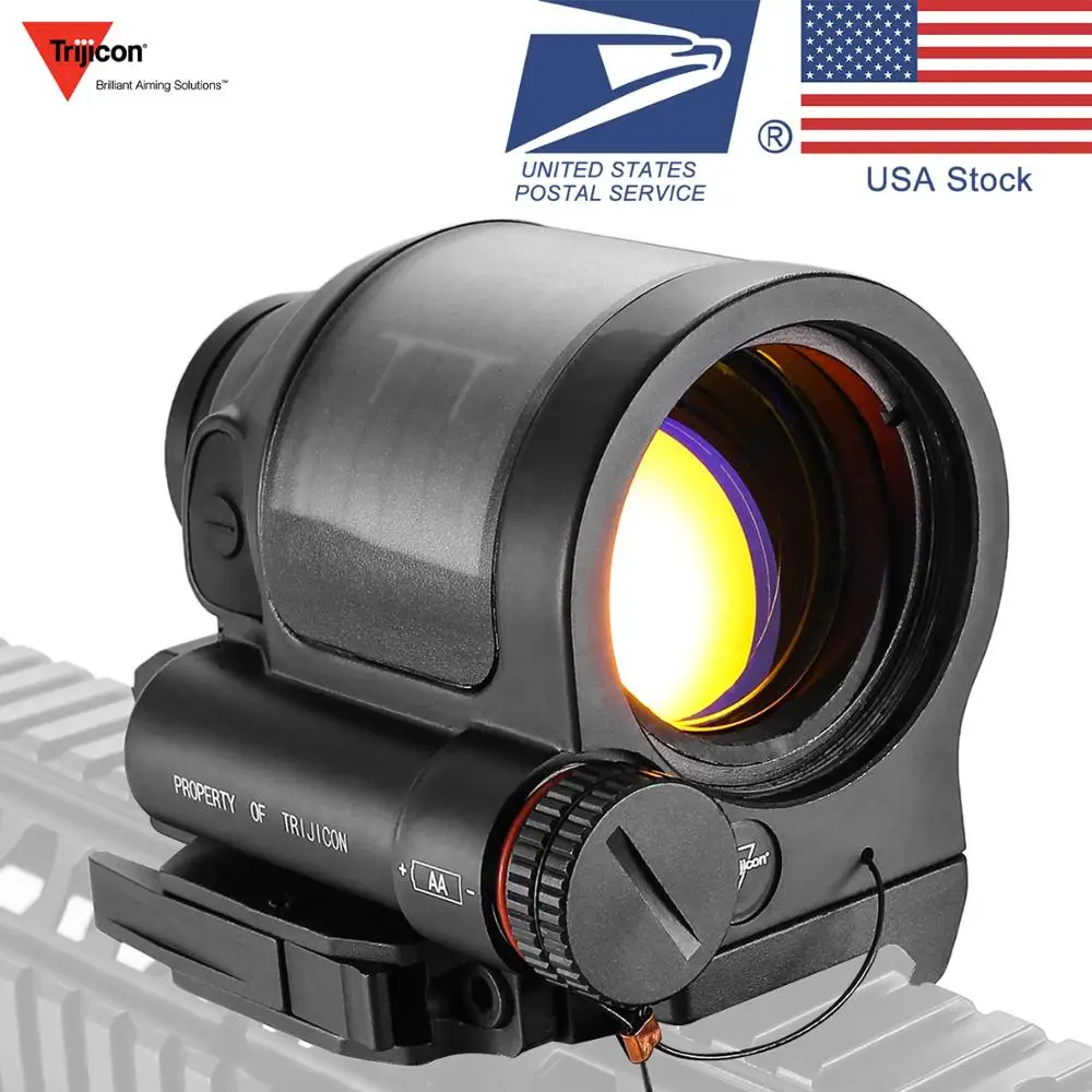 SRS Hunting Solar Power Reflex Sight 1X38 Red Dot Scope With QD Suitable for 20mm rail rifles such as SCAR HK AK-47 | Спорт и