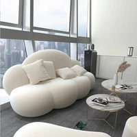 zq nordic fabric clothing store sofa simple modern indoor small apartment living room beauty salon small sofa