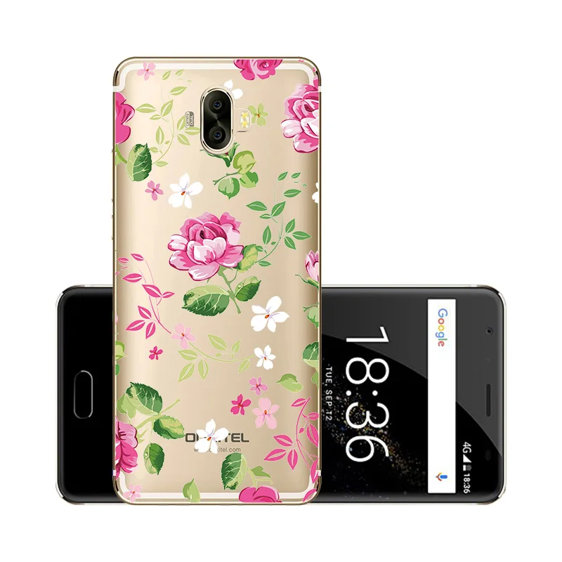 Мягкий окрашенный чехол для Oukitel K8000 силиконовый ТПУ задняя крышка s прозрачные