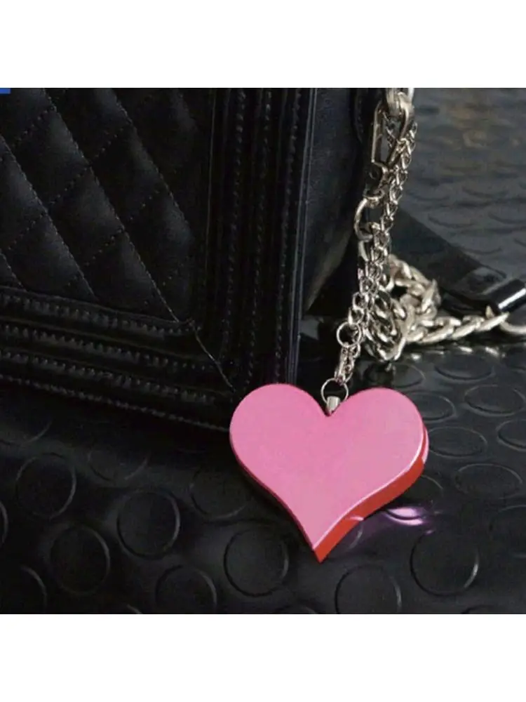 

130DB Personal Alarm Attack Alarm Heart Shape Personal Security Alarm Keychain Emergency Self D efense Siren Dropship