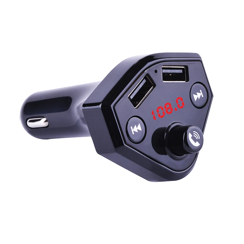 Автомобильный fm передатчик Bluetooth MP3 аудио музыкальный плеер два USB радио