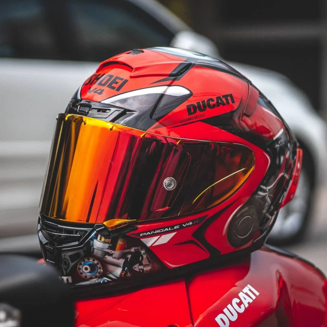 Мотоциклетный шлем на все лицо X14 DUCATII красный цвет для езды мотокроссе гоночный