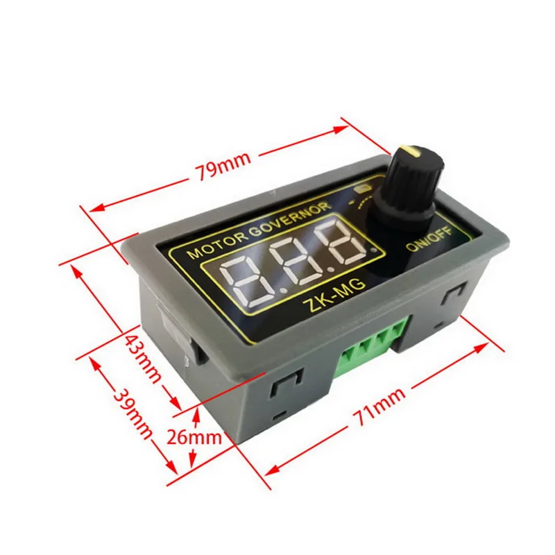 Motor Speed Regulator PWM Driver Module Controller DC Digital Display Governor 150W/500W | Инструменты