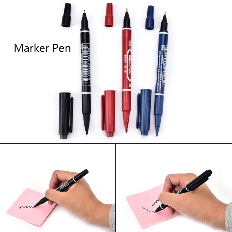 Маленькая Двусторонняя маркерная ручка на водной основе 6 шт. очень тонкая не