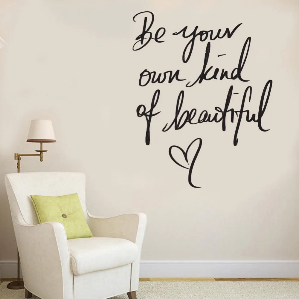 Настенный декор для салона красоты наклейка страсти Виниловая Inspire Girls Be Beautiful Quote