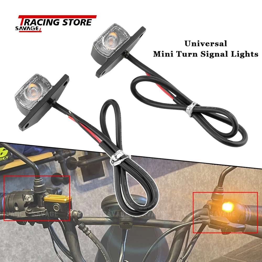 

Motorcycle Universal 12V LED Turn Signal Lights Mini Indicator Lamp Blinker Motor Accessories Waterproof For YAMAHA For HONDA