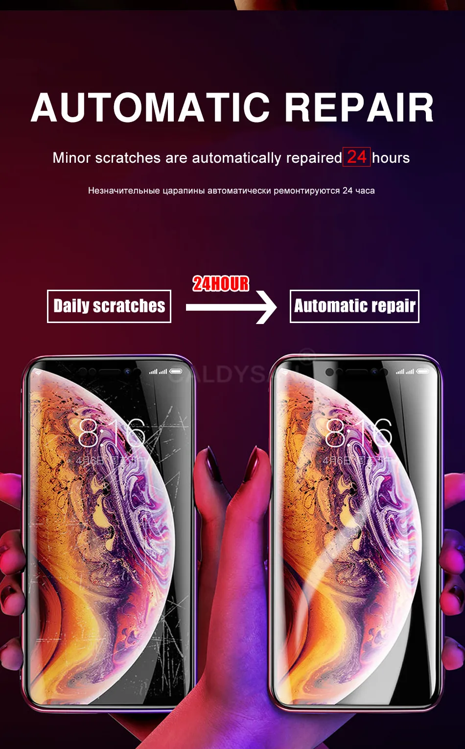 3 2 1 шт 20D полное покрытие Гидрогелевая пленка для iPhone 6 6s 7 8 Plus Защита экрана для iPhone X XR XS MAX защитная пленка не стекло