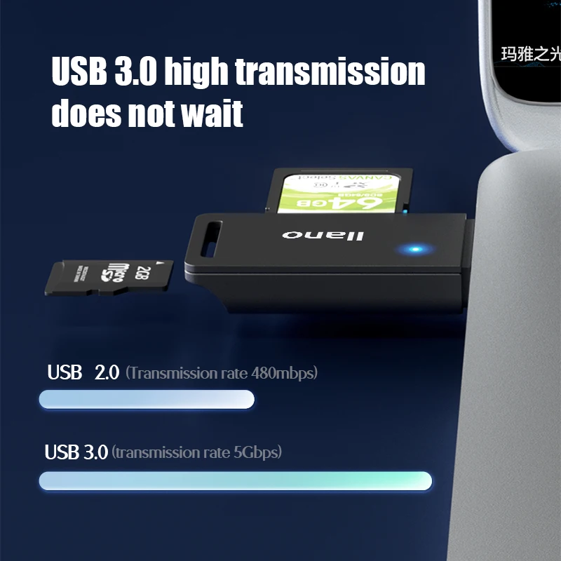 Считыватель карт памяти Llano USB 3 0 SD TF |