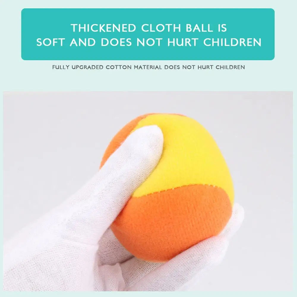 Creative Dodgeball Adhesive Ball Vest Stick Jersey Game Vests with 5 Balls Gym Sports Kids Cloth Kindergarten Outdoor |