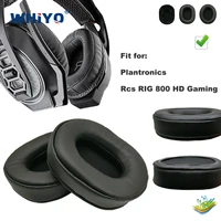 replacement ear pads for plantronics rcs rig 800 hd gaming headset parts leather cushion velvet earmuff headset sleeve cover