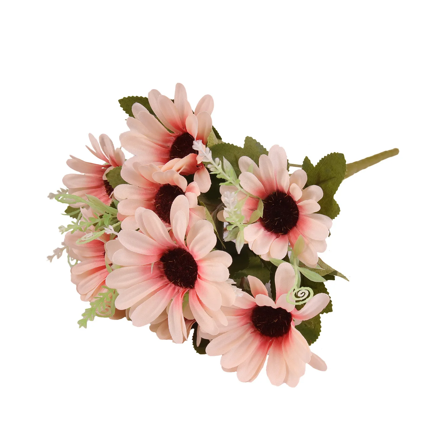 9 big head multicolor rose vase home decoration accessories fake daisy plastic DIY flower Christmas wedding flo | Дом и сад