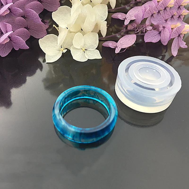 9Pcs Assorted Sizes Diy Ring Silicone Mold Jewelry Pendant Rings Resin Casting Circle Mould For Craft Making Diamet | Дом и сад