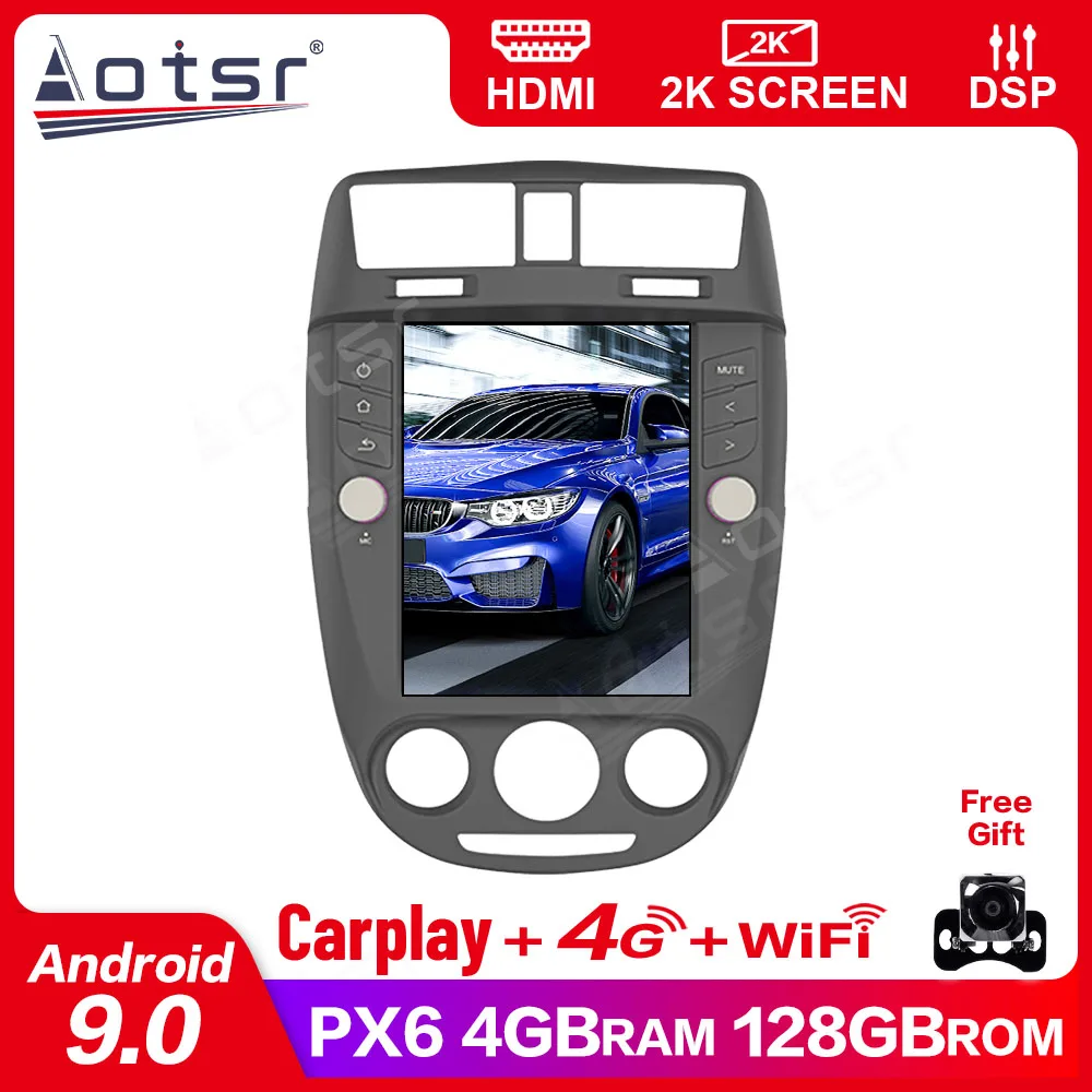 

Tesla Style Android 9.0 PX6 Car Player GPS Navigation For Buick Excelle 2008-2015 Stereo Headunit Multimedia Player Auto Radio