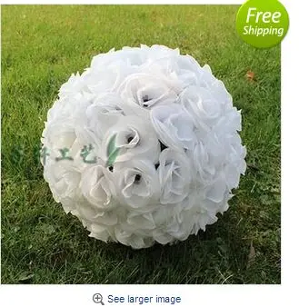 

30CM 12 Inch Artificial Simulation Of High-quality Encryption Kissing Rose Flower Ball For The New Year Festive Wedding Decorati