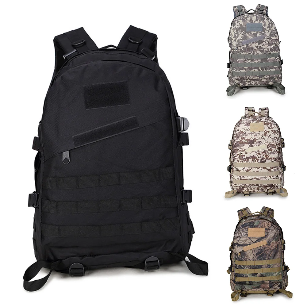 

Men Women Tactical Waterproof Bag Outdoor Oxford Large Capacity Camping Hiking Lightweight Backpack Adjustable Storage Zipper