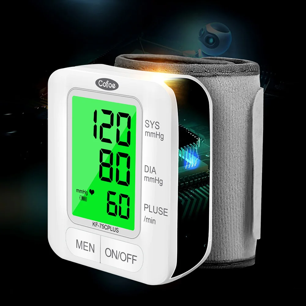 Cofoe USB Перезаряжаемый/аккумулятор цифровой монитор артериального давления на
