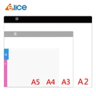 Ультратонкий цифровой графический планшет Elice A2 A3 A4 A5 со светодиодный Ной подсветкой и USB-портом