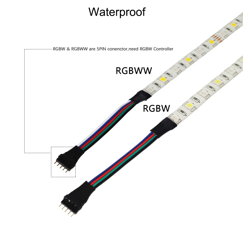 DC12V 5 м 10 м 15 м 20 м Wifi светодиодный светильник SMD 5050 RGB RGBW RGBWW светодиодный светильник RGB полоса трансформатор+ умный WiFi контроллер полный комплект