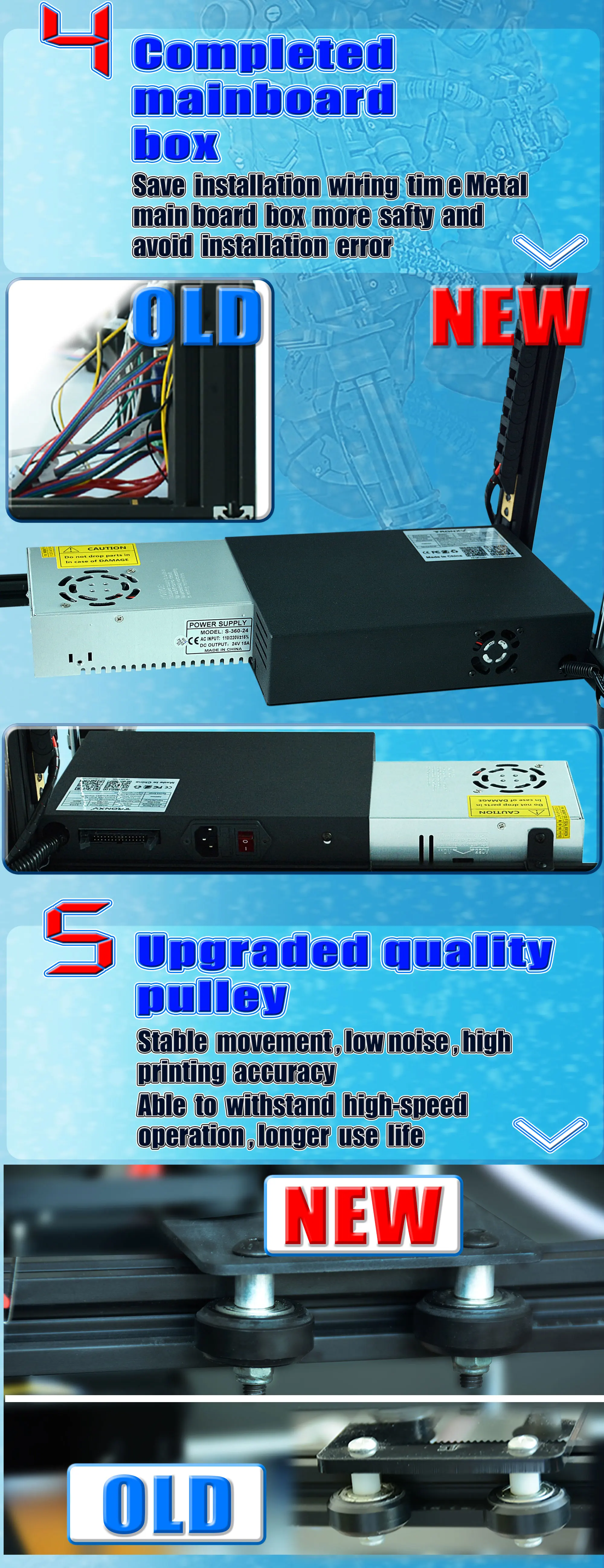 Tronxy X5SA 24V модернизированный 3d принтер DIY наборы металлическая Монтажная пластина 3,5 дюймов lcd сенсорный экран Высокая точность автоматическое выравнивание