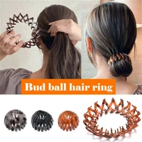 fashion retro birds nest hair claws for women headdresses variety hair accessories ball head ponytail styling tools hair tie