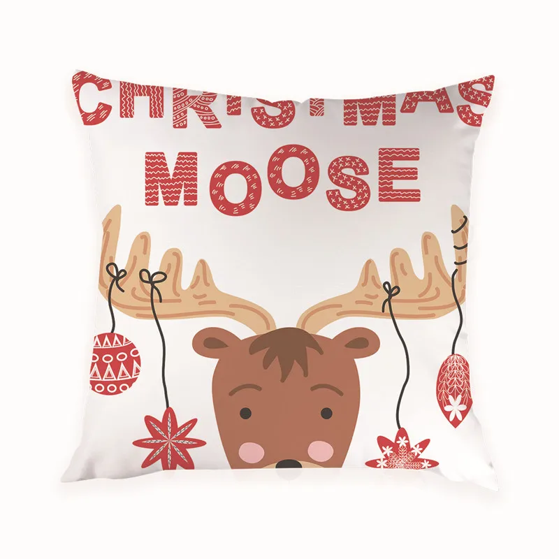 Ручная роспись с животным узором чехол для подушки чехлы домашнего декора олень