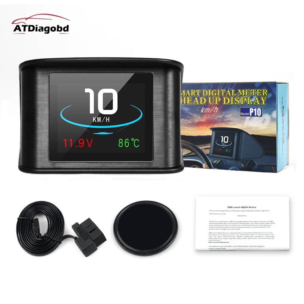 Считыватель кодов VSTM OBD2 цифровой прибор для диагностики автомобиля с ЖК дисплеем