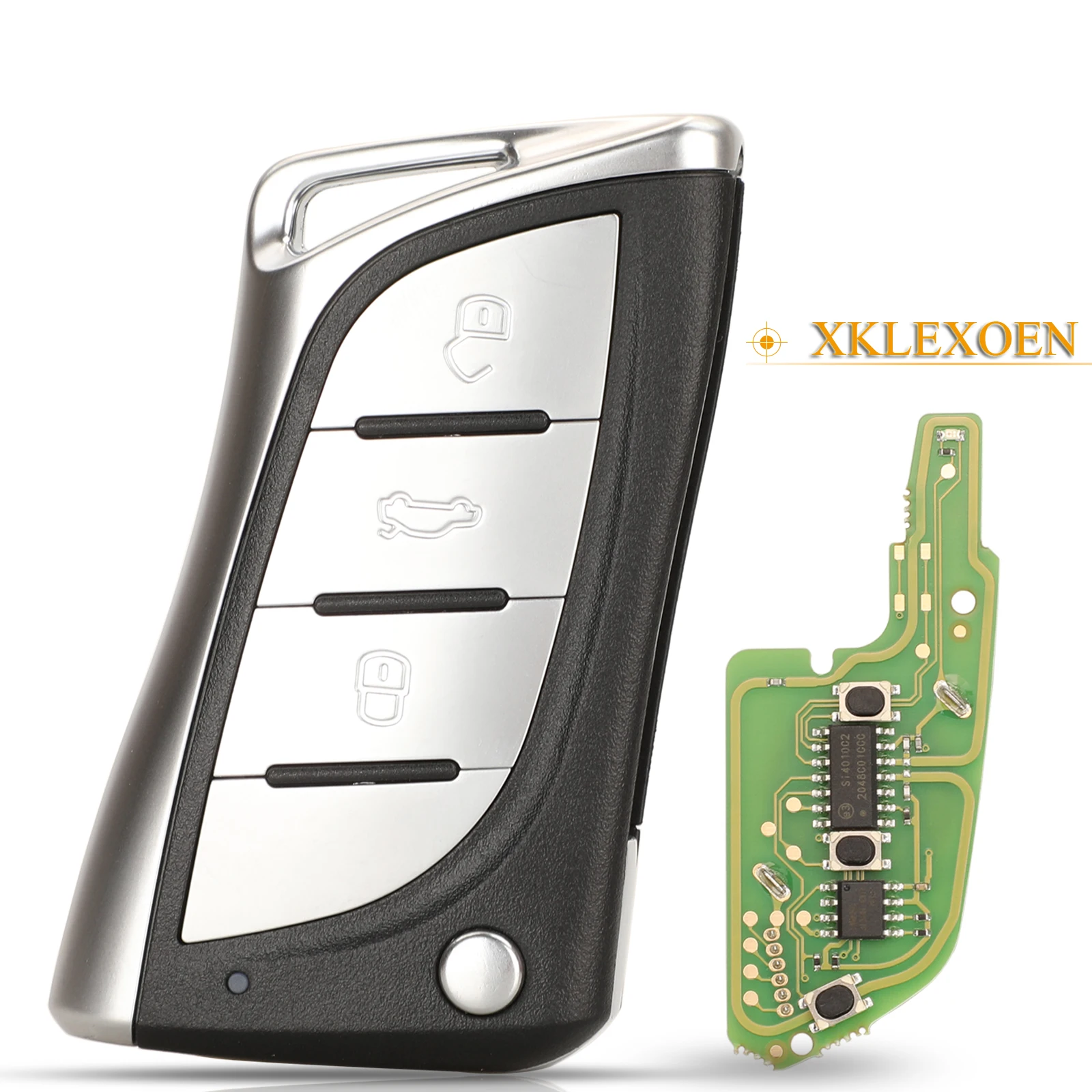 

jingyuqin 3 Buttons XKLEX0EN Xhorse Wire Universal Remote Key For Lexus Design For Vvdi Key Tool Vvdi2