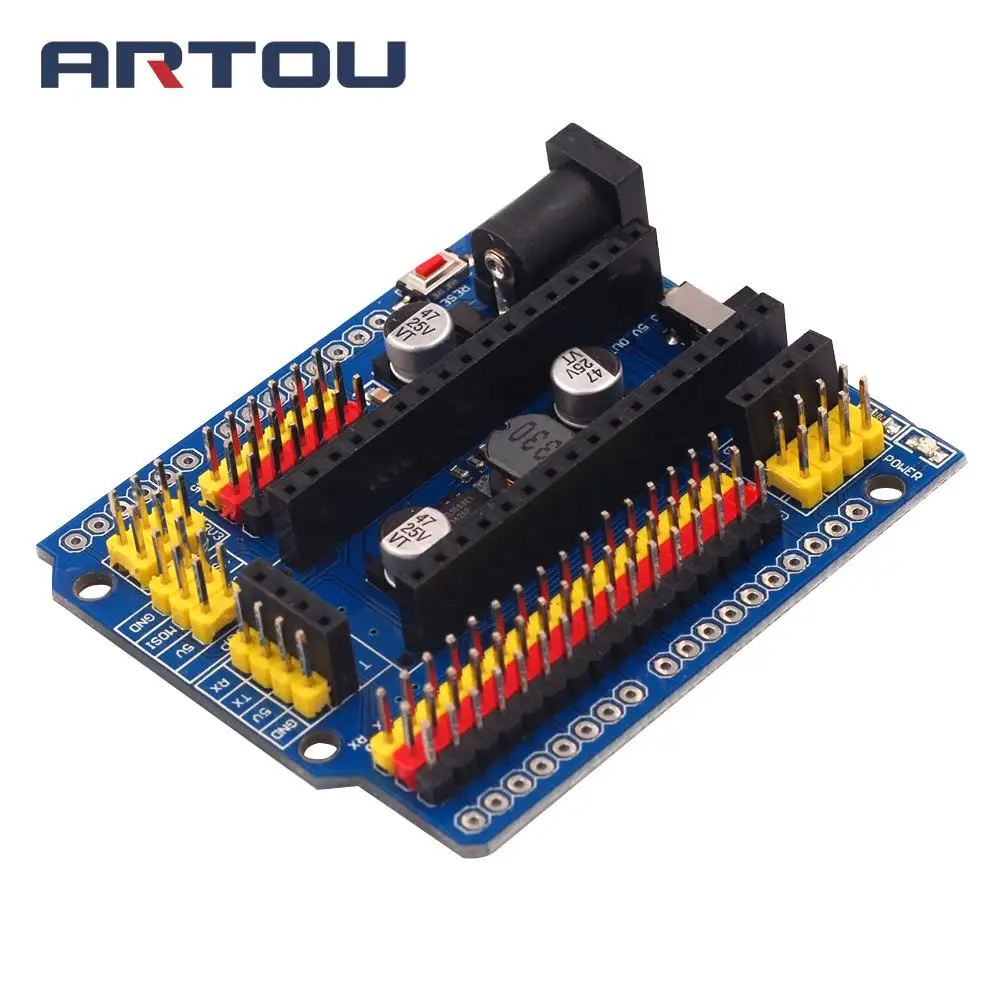 Модуль для Arduino Nano V3.0 3 0 I/O IO Плата расширения микросенсор Щит Leonardo one |