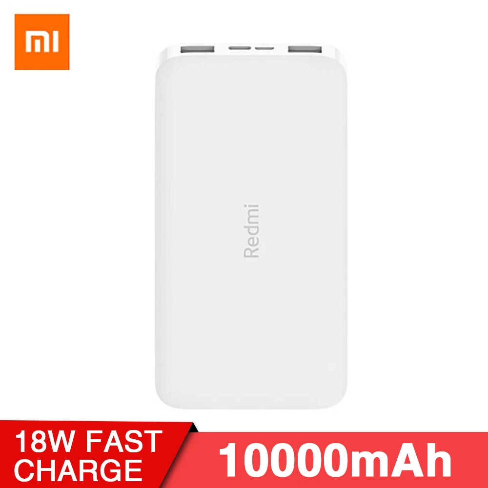 Оригинальный внешний аккумулятор Xiaomi Redmi 10000 мАч быстрая зарядка 18 Вт Двойной