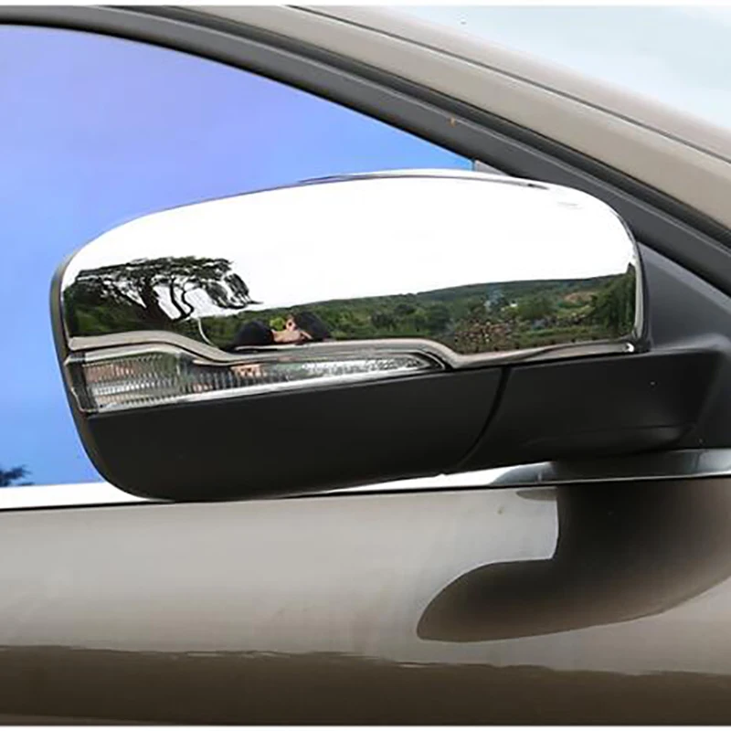 Para Volvo XC60 2014, 2015, 2016, 2017 ABS cromado lado cubierta de espejo retrovisor de puerta adornos accesorios de coche 2 uds