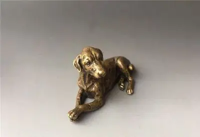 

Delicate Pure Copper Wangcai Zodiac Dog Ornaments